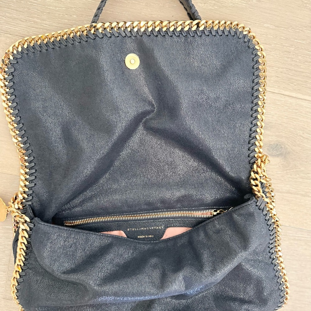 STELLA MCCARTNEY Falabella Shoulder Bag Navy - Picture 4 of 12